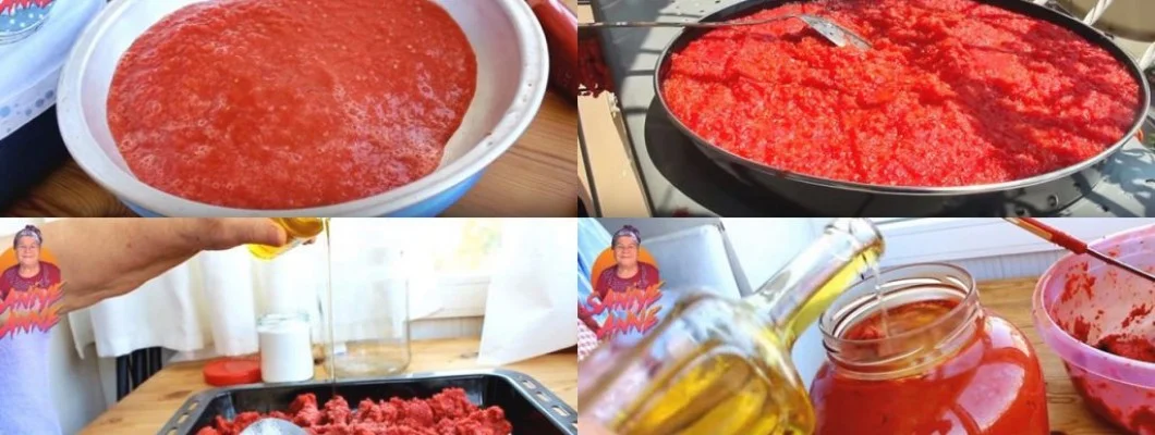 Biber Salçası Nasıl Yapılır?Nasıl Saklanır?