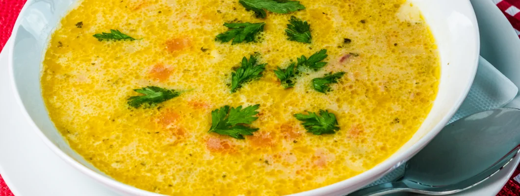 Terbiyeli Tavuk Suyu Çorbası