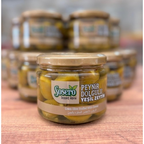 Peynir Dolgulu Yeşil Zeytin