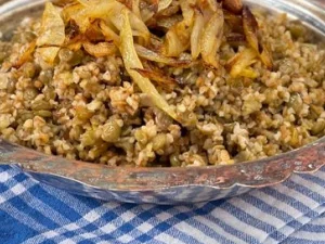 Antakya Usulü Mercimekli Bulgur Pilavı
